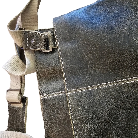 BOBO Waxed Suede Crossbody Bag - Picture 8 of 10